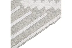 Flatvevde Tepper-Tabiat Ryeteppe 160x230 cm Svart,Hvit