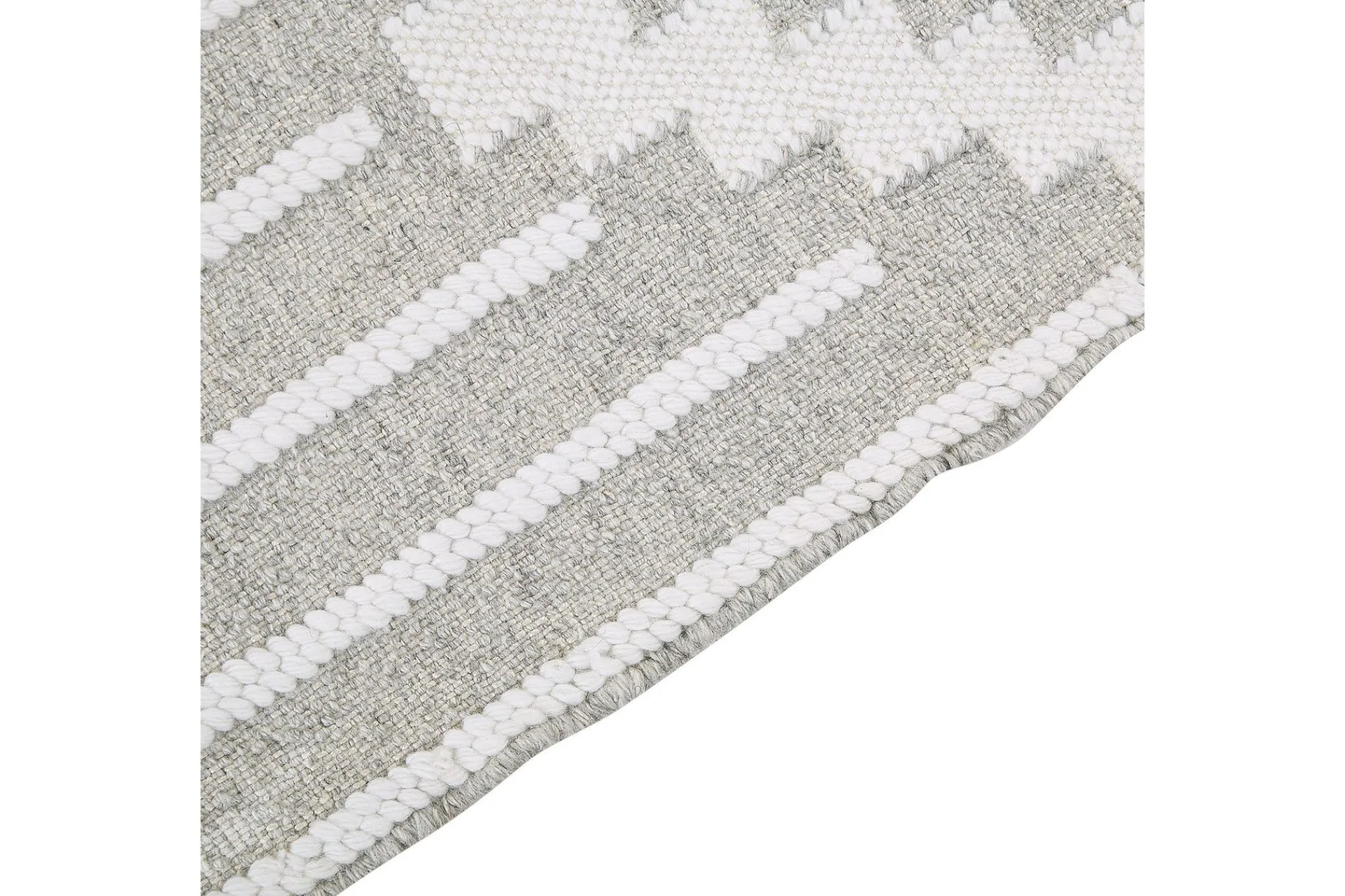 Flatvevde Tepper-Tabiat Ryeteppe 160x230 cm Svart,Hvit