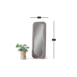 Gulvspeil|Helkroppsspeil-Taharoa Gulvspeil 65 x 170 cm Taupe