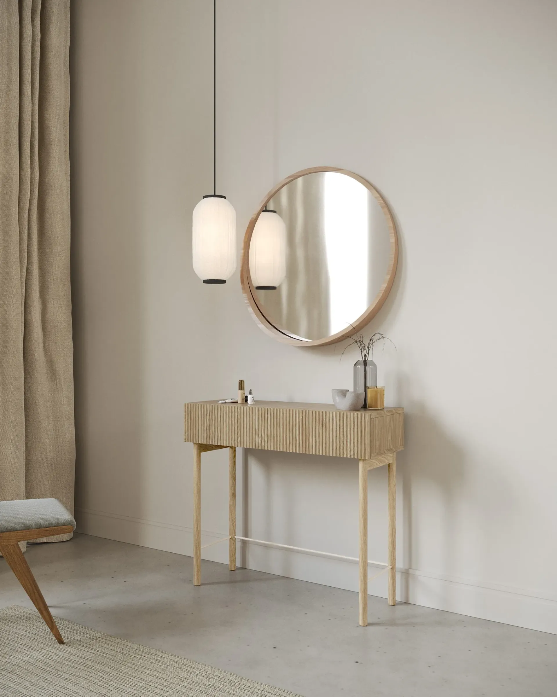 Gangbord|Avlastningsbord-Takayo Konsollbord 90 cm Eik