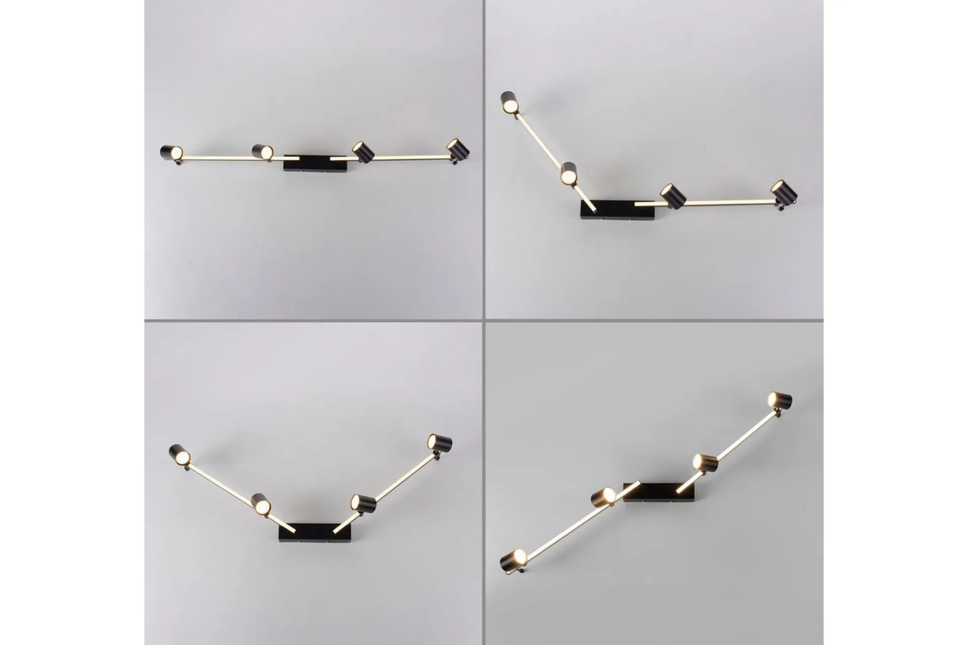 Taklampe|Stuelampe-Taklampe Barik Svart