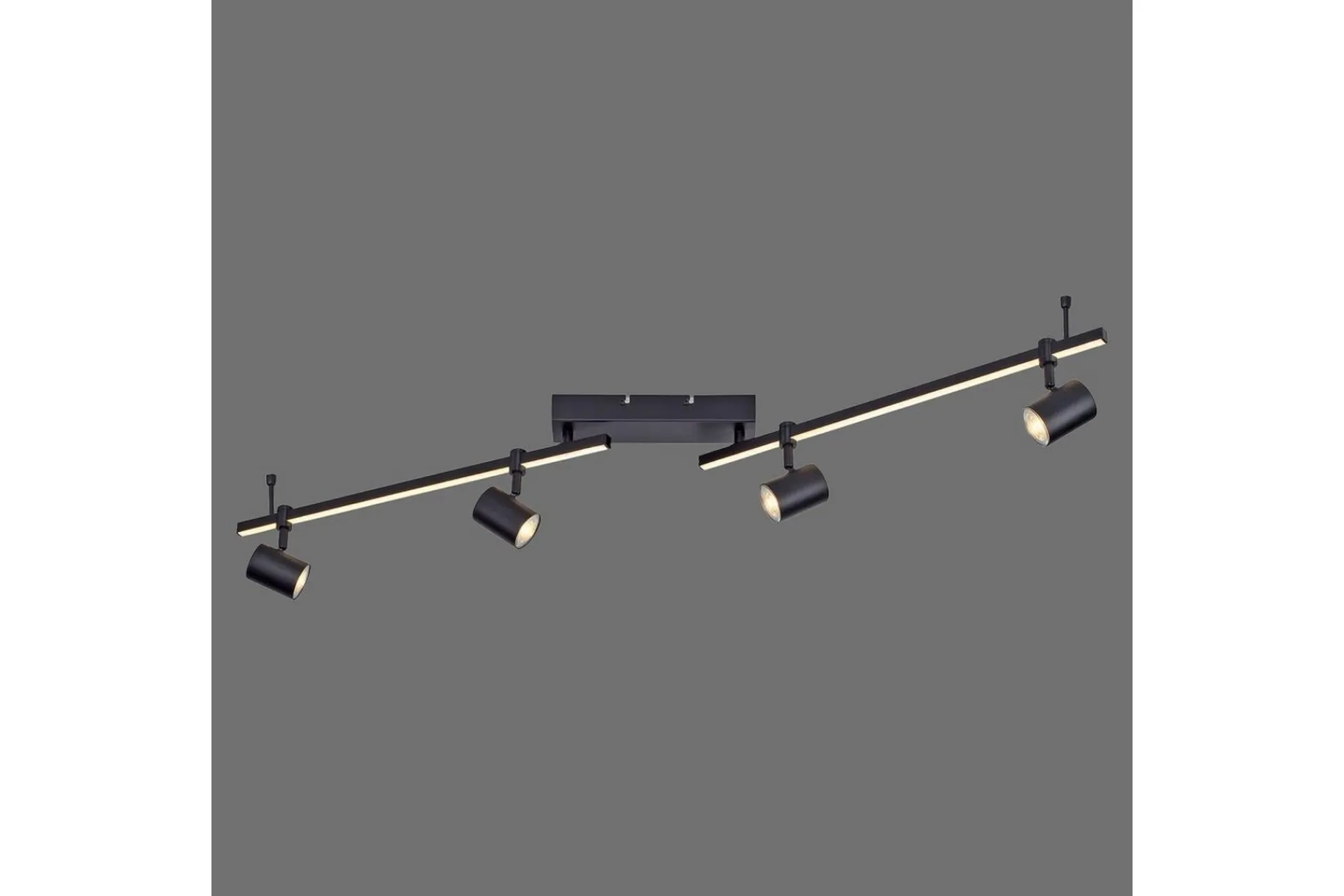 Taklampe|Stuelampe-Taklampe Barik Svart