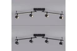 Taklampe|Stuelampe-Taklampe Barik Svart