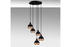 Taklampe Soodne Svart / Kobber