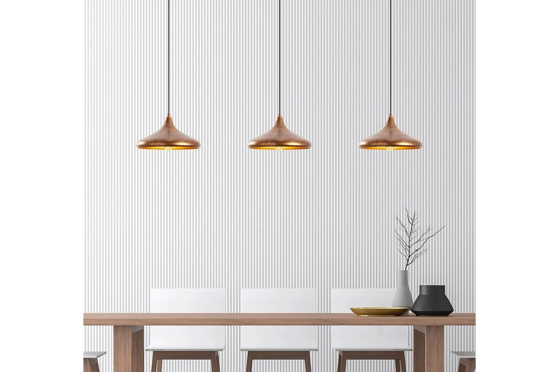 Kjøkkenlampe|Taklampe-Taklampe Subesh Antikk Brun