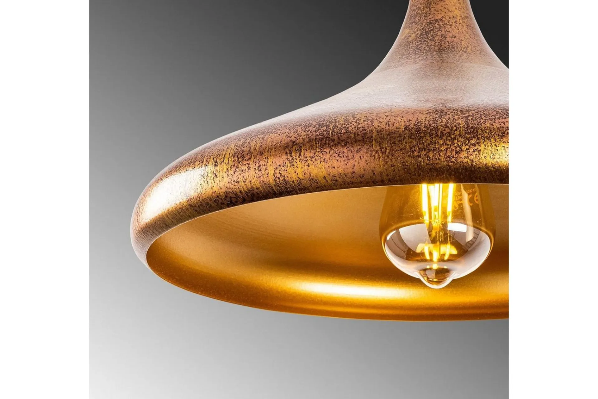 Kjøkkenlampe|Taklampe-Taklampe Subesh Antikk Brun