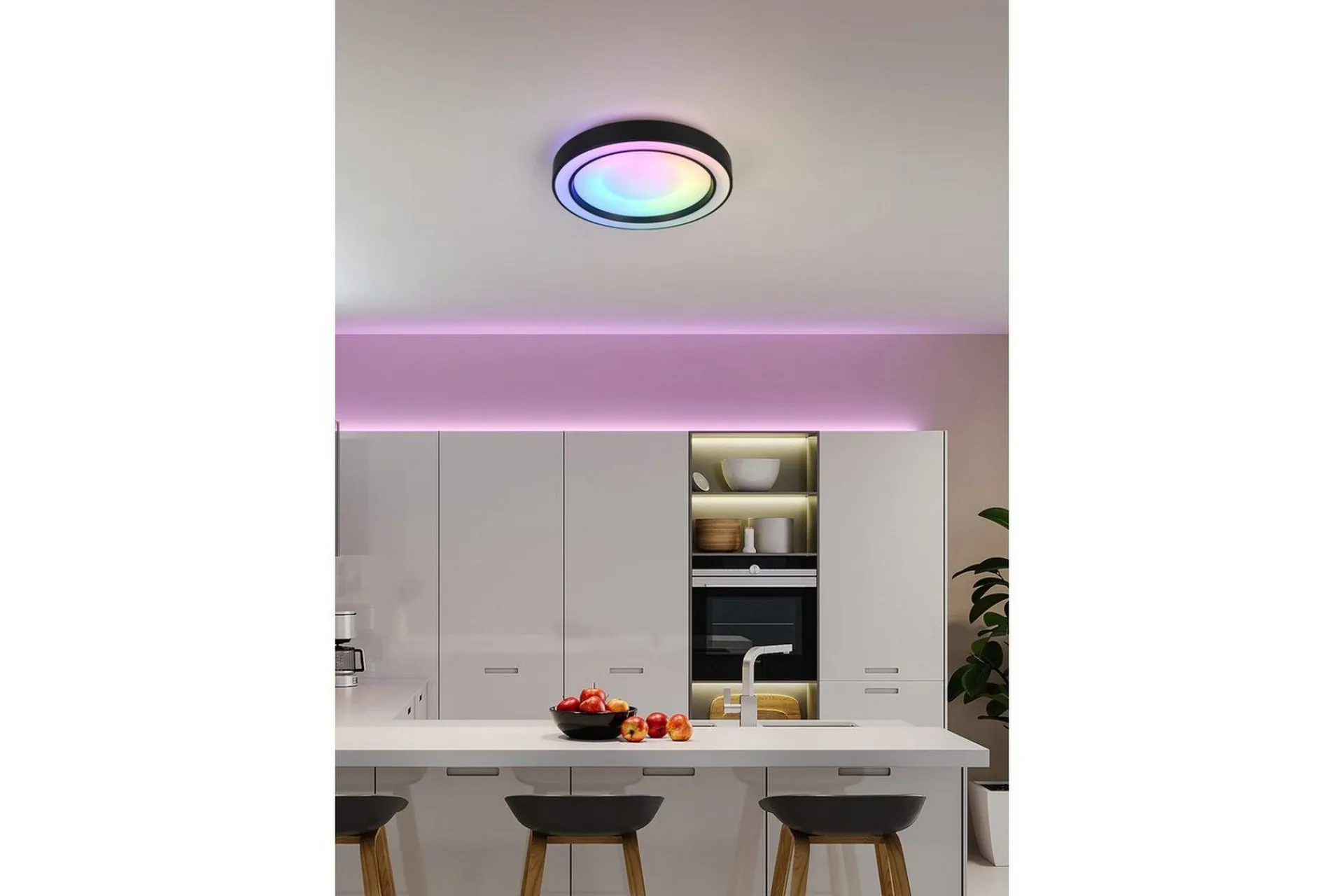 Trio Lighting Barnelampe-Taklampe TRIO Arco Svart