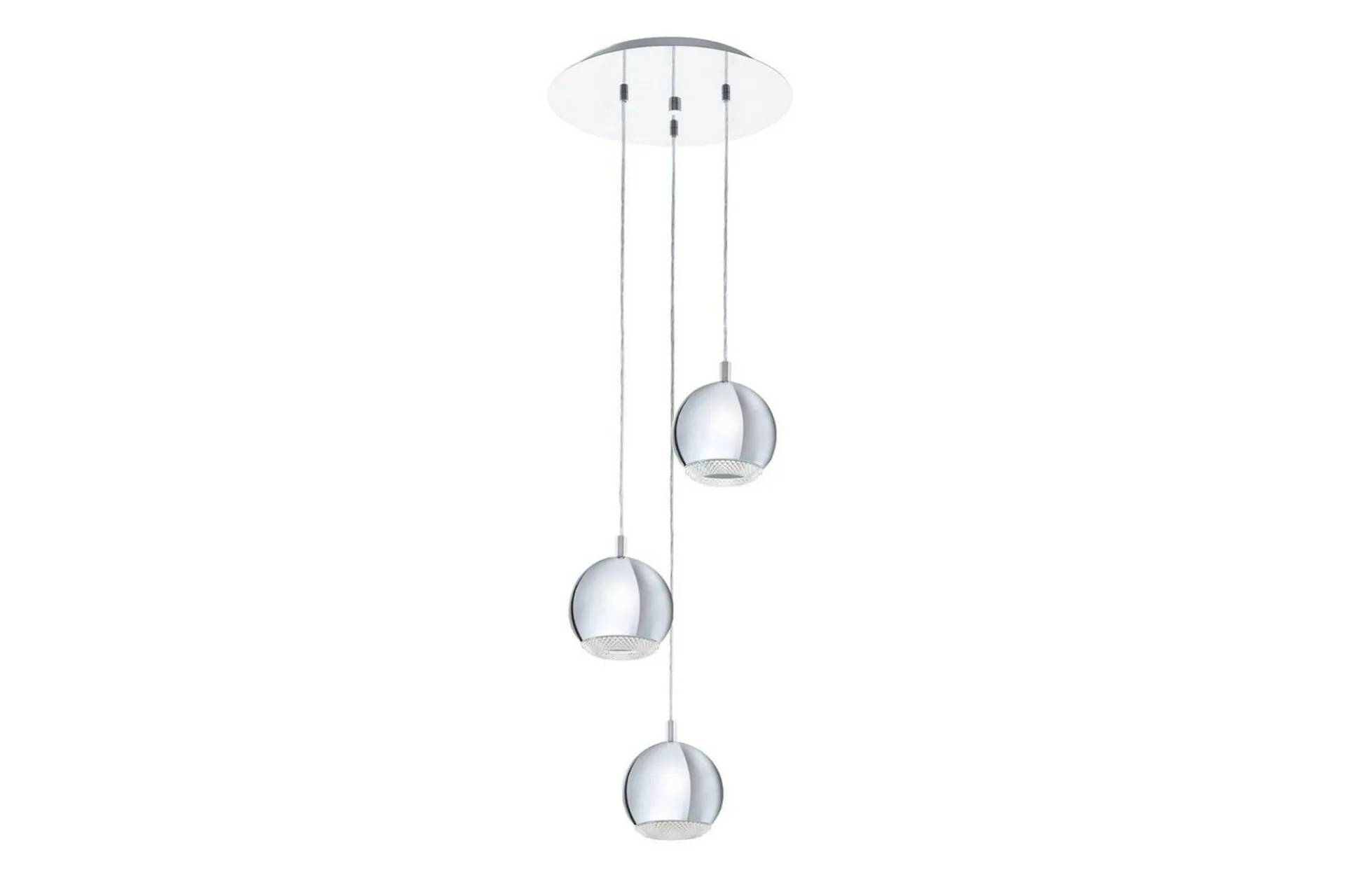 Eglo Kjøkkenlampe-Takpendel Conessa med 3 Lamper Krom