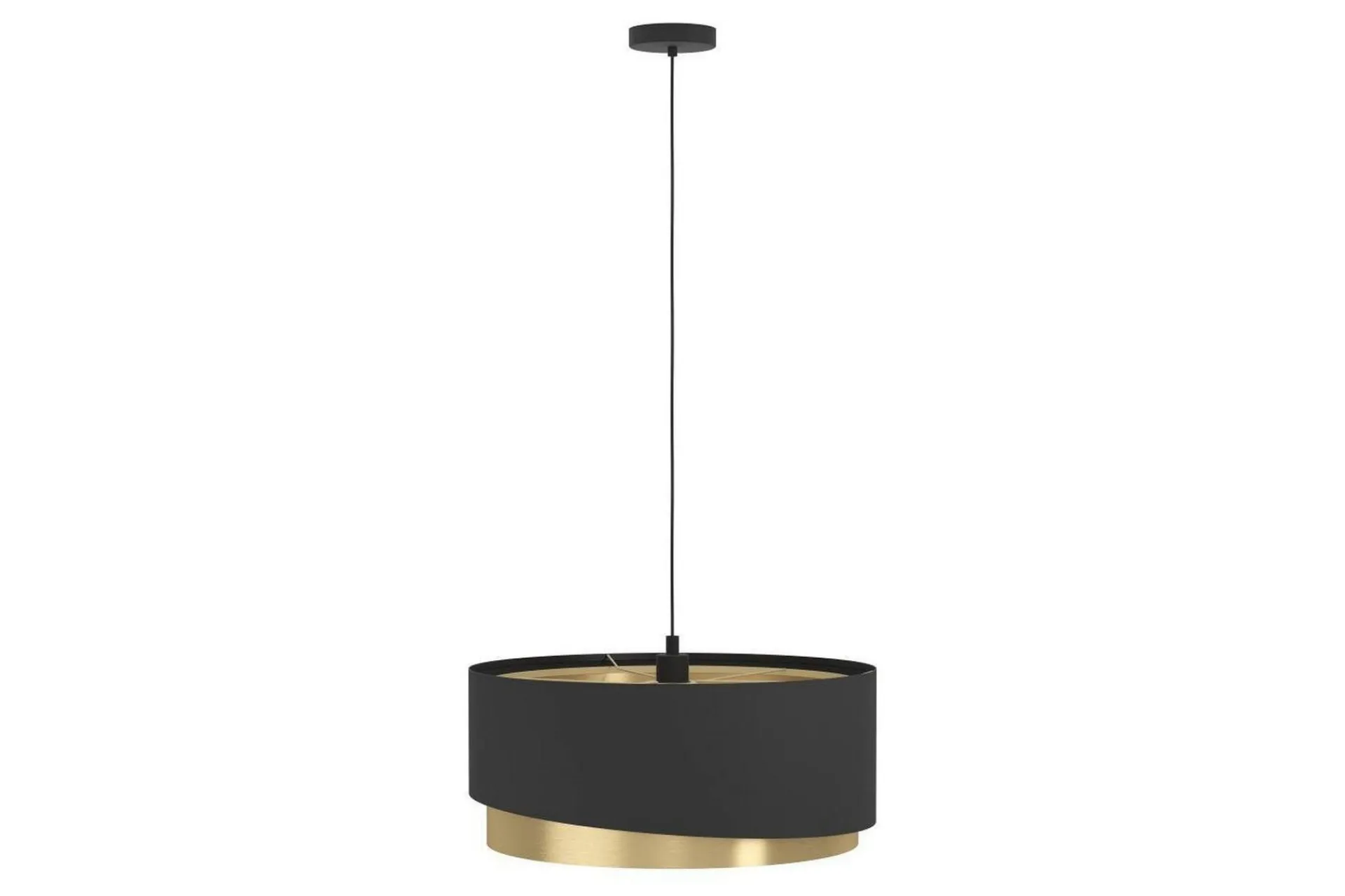 Eglo Takpendel Manderline Svart/Messing 56 cm