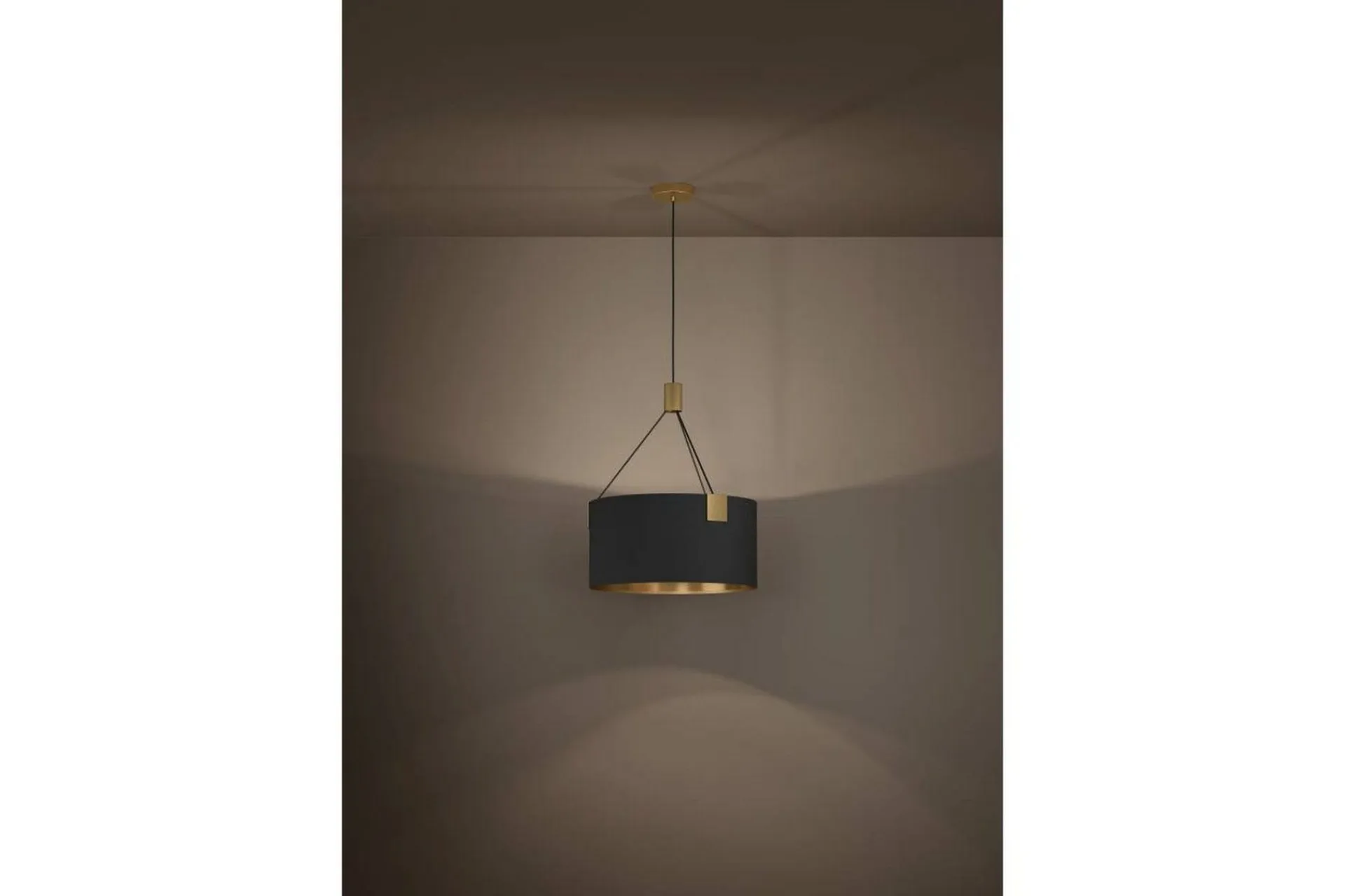 Kjøkkenlampe|Taklampe-Takpendel Eglo Tortola 1 Svart/Messing Svart,Messing