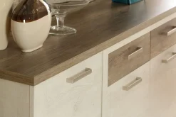 Sideboard & Skjenker-Talebi Skjenk 41x213 cm Brun,Hvit