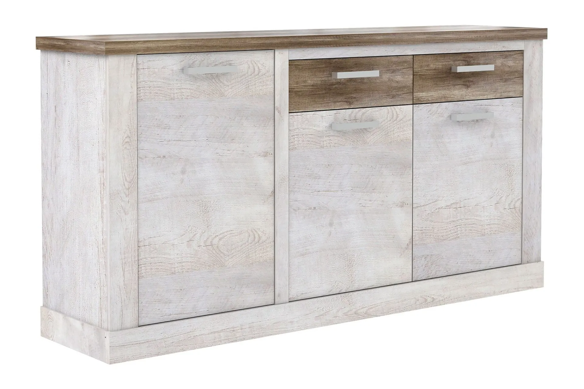 Sideboard & Skjenker-Talebi Skjenk 41x172 cm Brun,Hvit