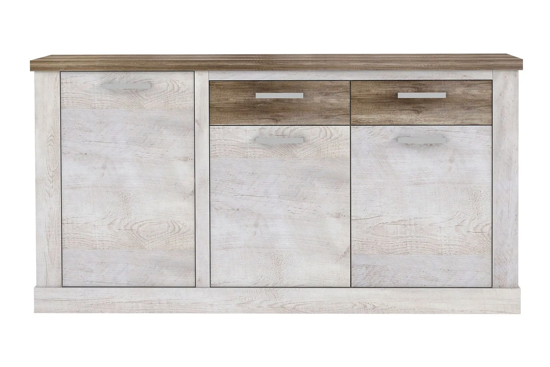 Sideboard & Skjenker-Talebi Skjenk 41x172 cm Brun,Hvit