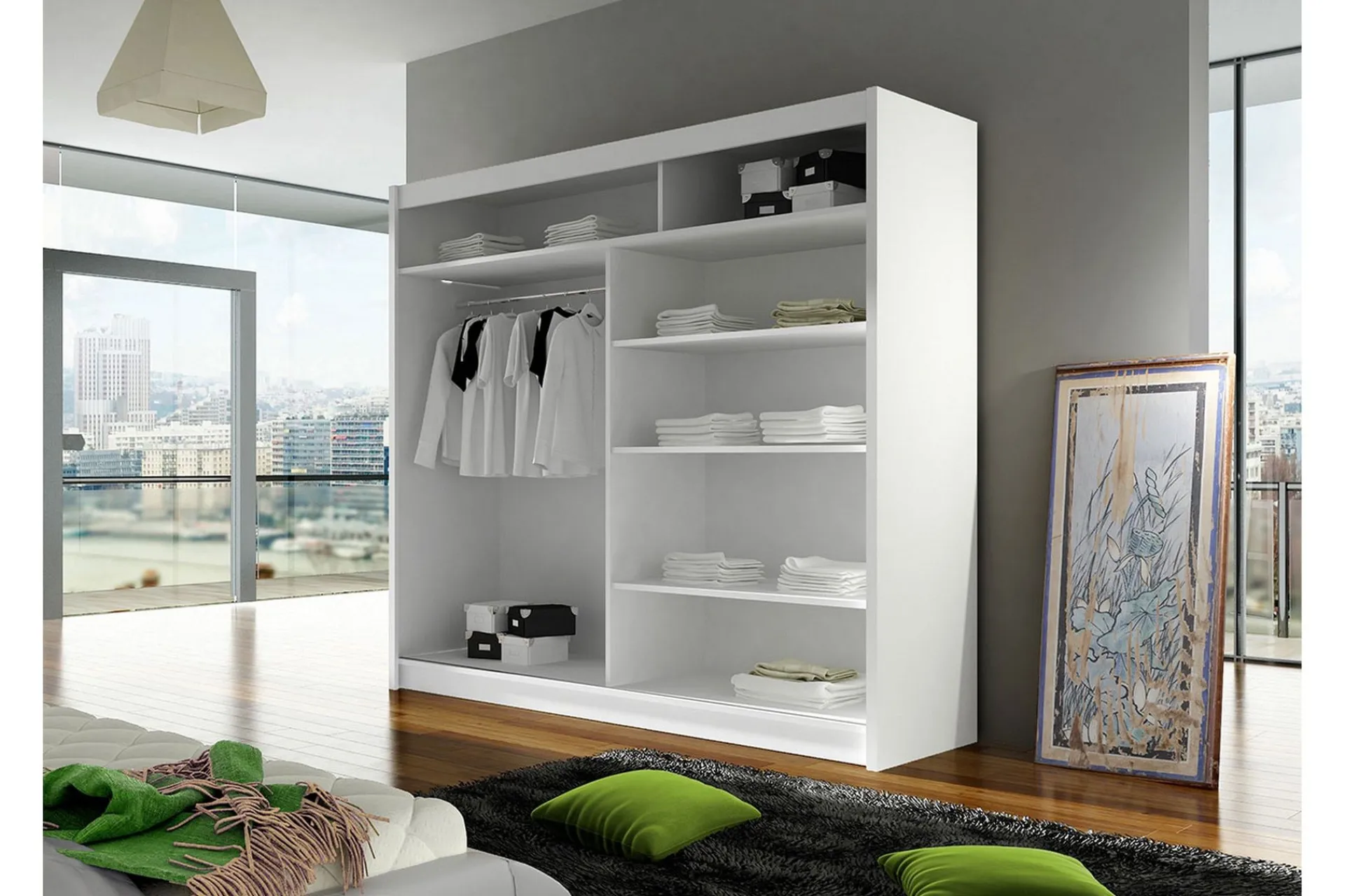 Talin Garderobe 180x58x215 cm