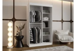 Garderober & Garderobesystem-Tallmo Garderobe Med Speil 120x200 cm Beige