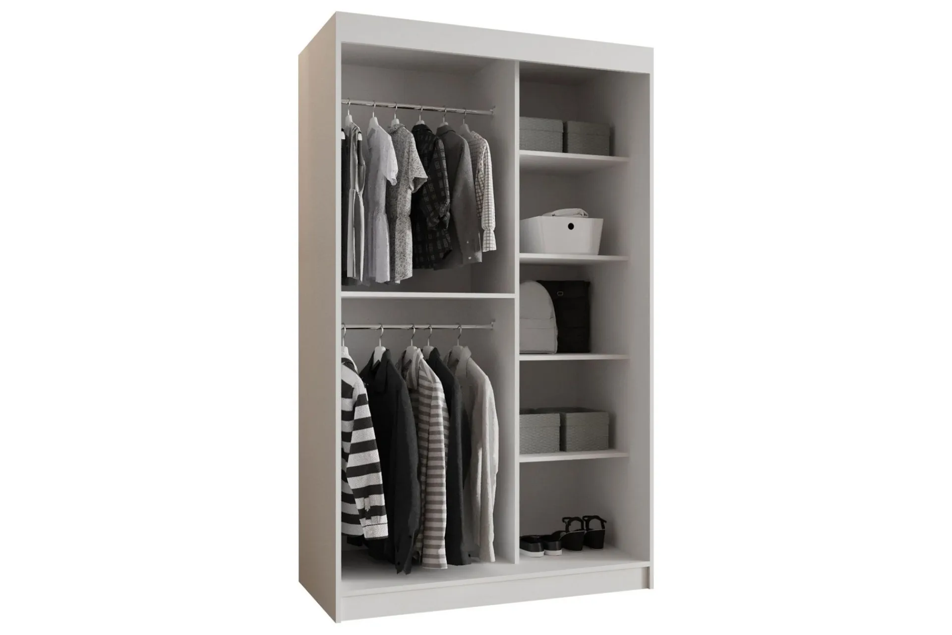 Garderober & Garderobesystem-Tallmo Garderobe Med Speil 120x200 cm Beige