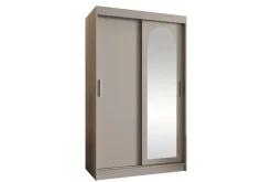 Garderober & Garderobesystem-Tallmo Garderobe Med Speil 120x200 cm Beige