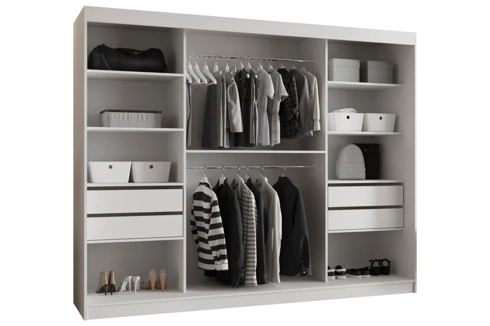 Tallmo Garderobe Med Speil 250x200 cm