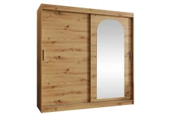 Garderober & Garderobesystem-Tallmo Garderobe Med Speil 200x200 cm Brun