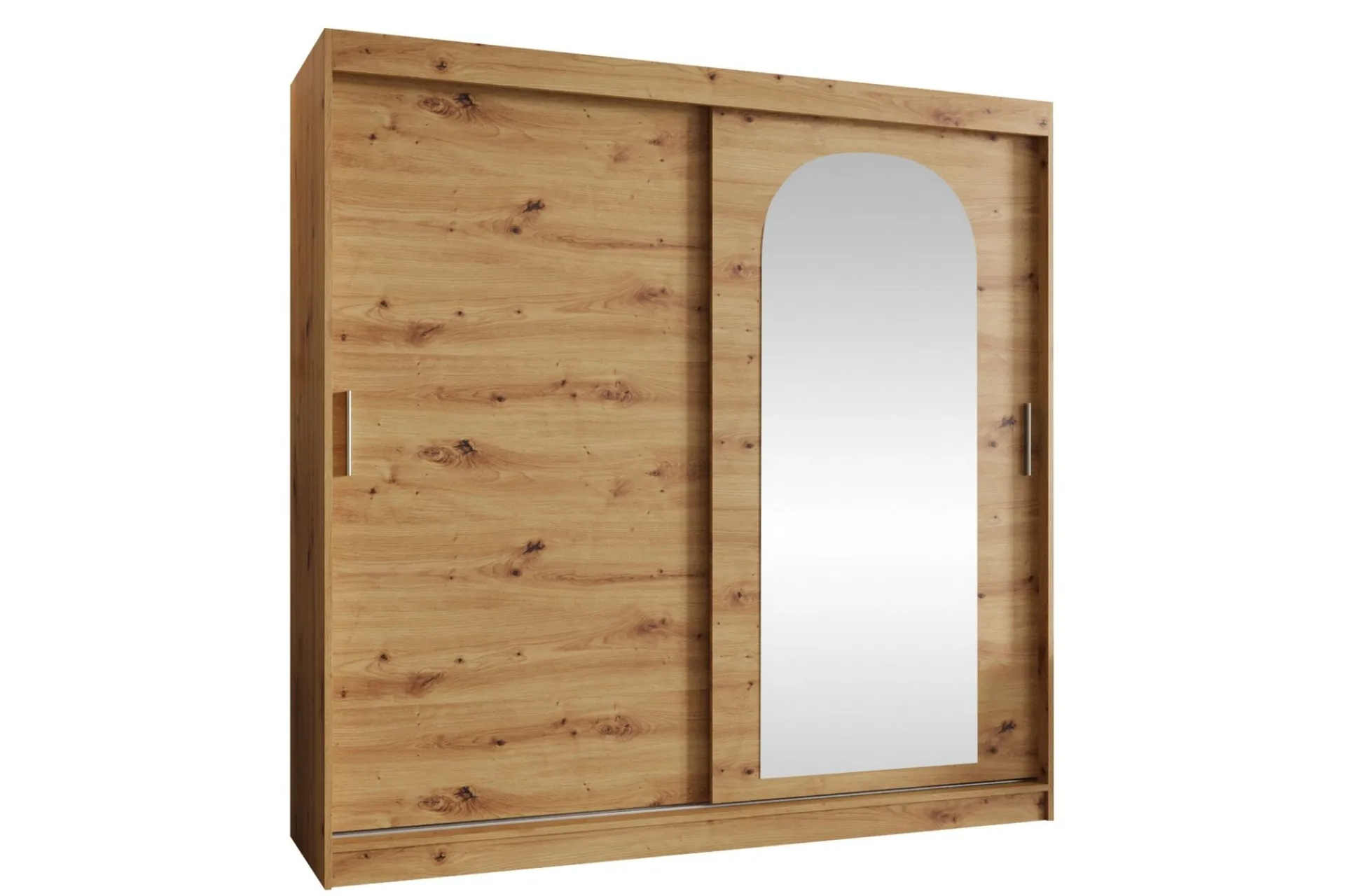 Garderober & Garderobesystem-Tallmo Garderobe Med Speil 200x200 cm Brun