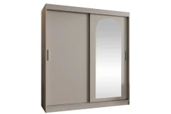 Garderober & Garderobesystem-Tallmo Garderobe Med Speil 180x200 cm Beige