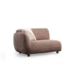 Sofa Med Sjeselong-Talrosen 3-seters sofa med Sjeselong Brun