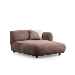 Sofa Med Sjeselong-Talrosen 3-seters sofa med Sjeselong Brun
