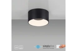 Taklampe|Stuelampe-Tanika Just Light Taklampe Svart