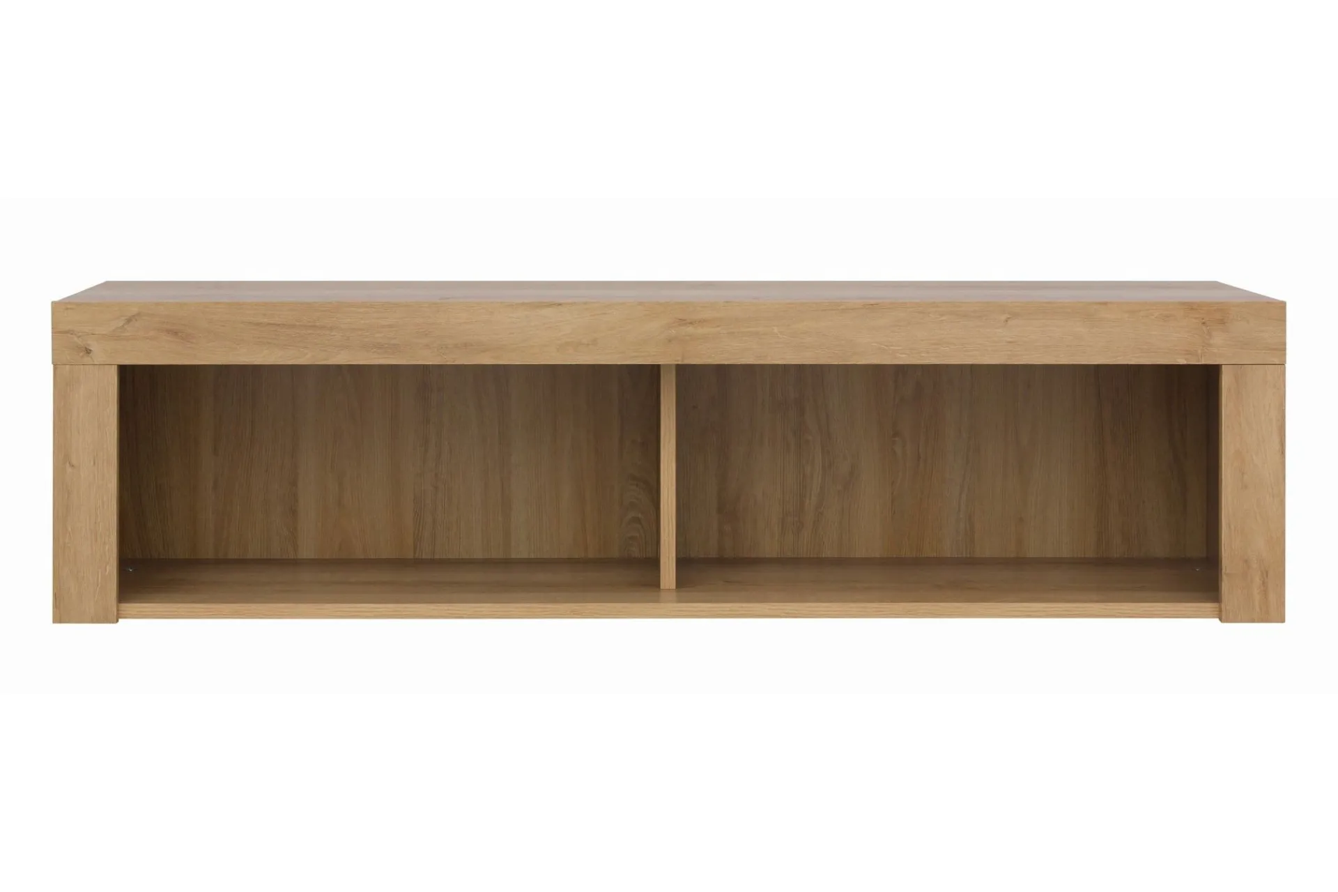 Vegghylle-Tarka Vegghylle 120x32 cm Hvit,Tre/Natur
