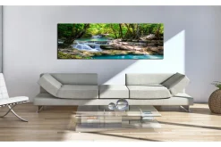 Tavla Nature: Forest Waterfall 120x40