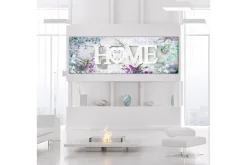 Lerretsbilder|Lerretsbilder-Tavle Home And Hummingbirds (1 Part) Green Narrow 135X45