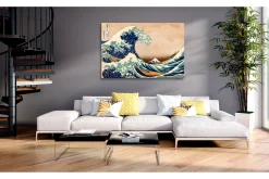 Tavle The Great Wave Off Kanagawa (Reproduction) 120X80