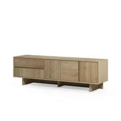Tv-Benk & Mediabenk-Tavon TV-benk 180x55x45 cm Naturlig eik