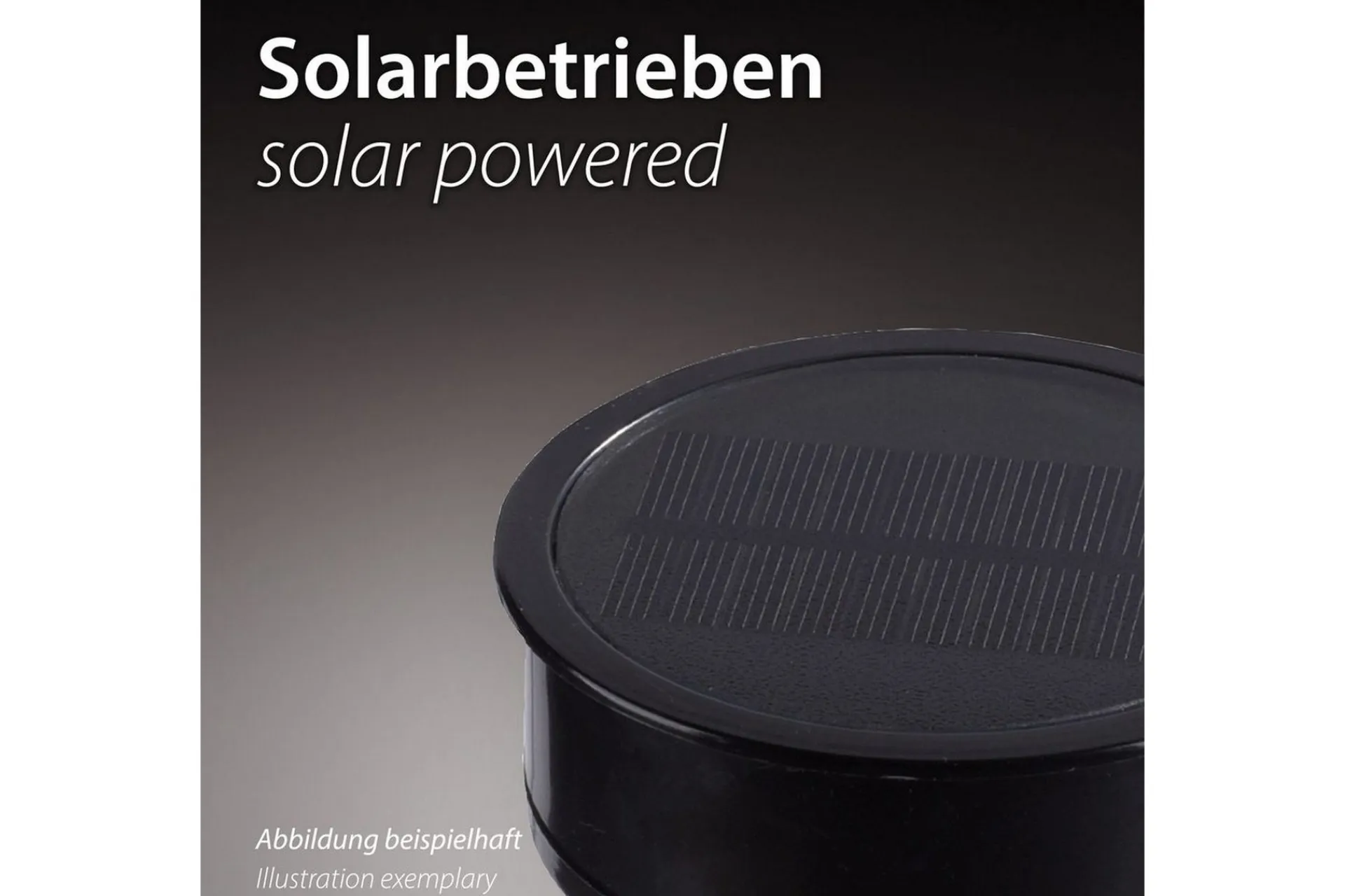 Solcelle Utelys & Solcellelamper-Teania Sol Just Light Svart