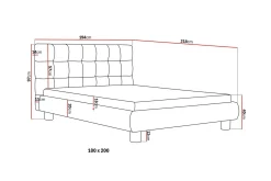 Andrarum Komplett Sengepakke-Teddy Komplett Sengpakke Sengeramme med Madrass 180x200 cm Beige