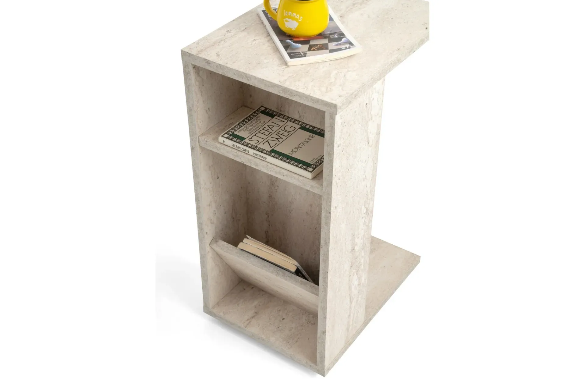 Avlastningsbord-Tekel Sidebord 30 cm Marmor