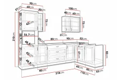 Møbelsett Til Kjøkken & Spiseplass|Kjøkken & Vaskerom-Templemore Möbelset För Kök & Matplats White/Wood Hvit/Tre