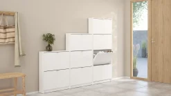 Tvilum Tenor Skoskap med 2 rom 70x16x85 cm