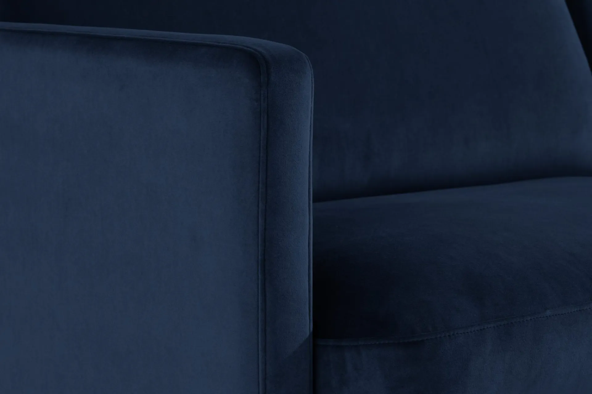 Velour Sofa & Fløyel Sofa|Sofa Med Sjeselong-Teodin 2,5-seters Fløyelssofa med Sjeselong Venstre Blå