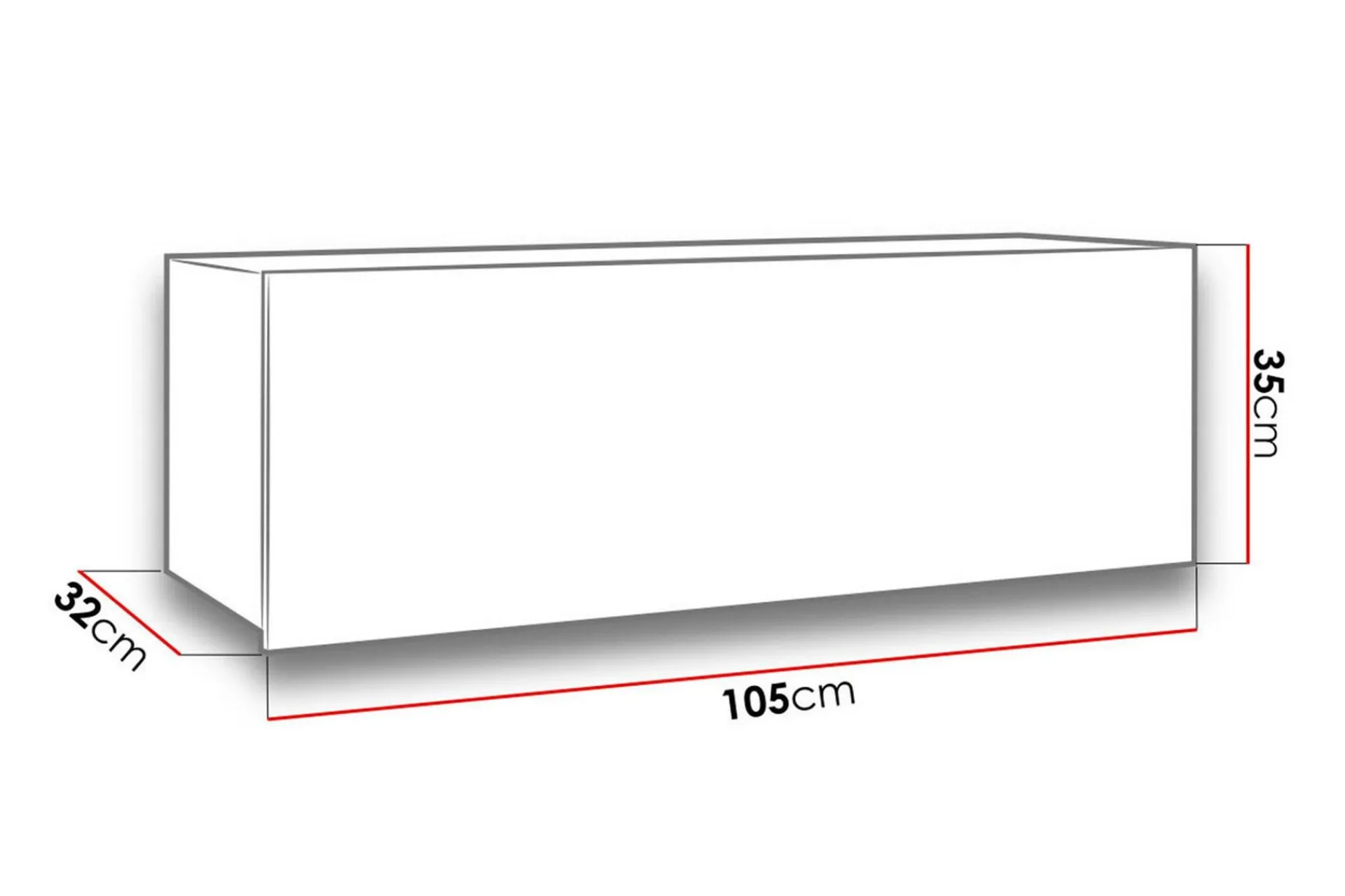 Concept 55 Tessan Veggskap 105 cm