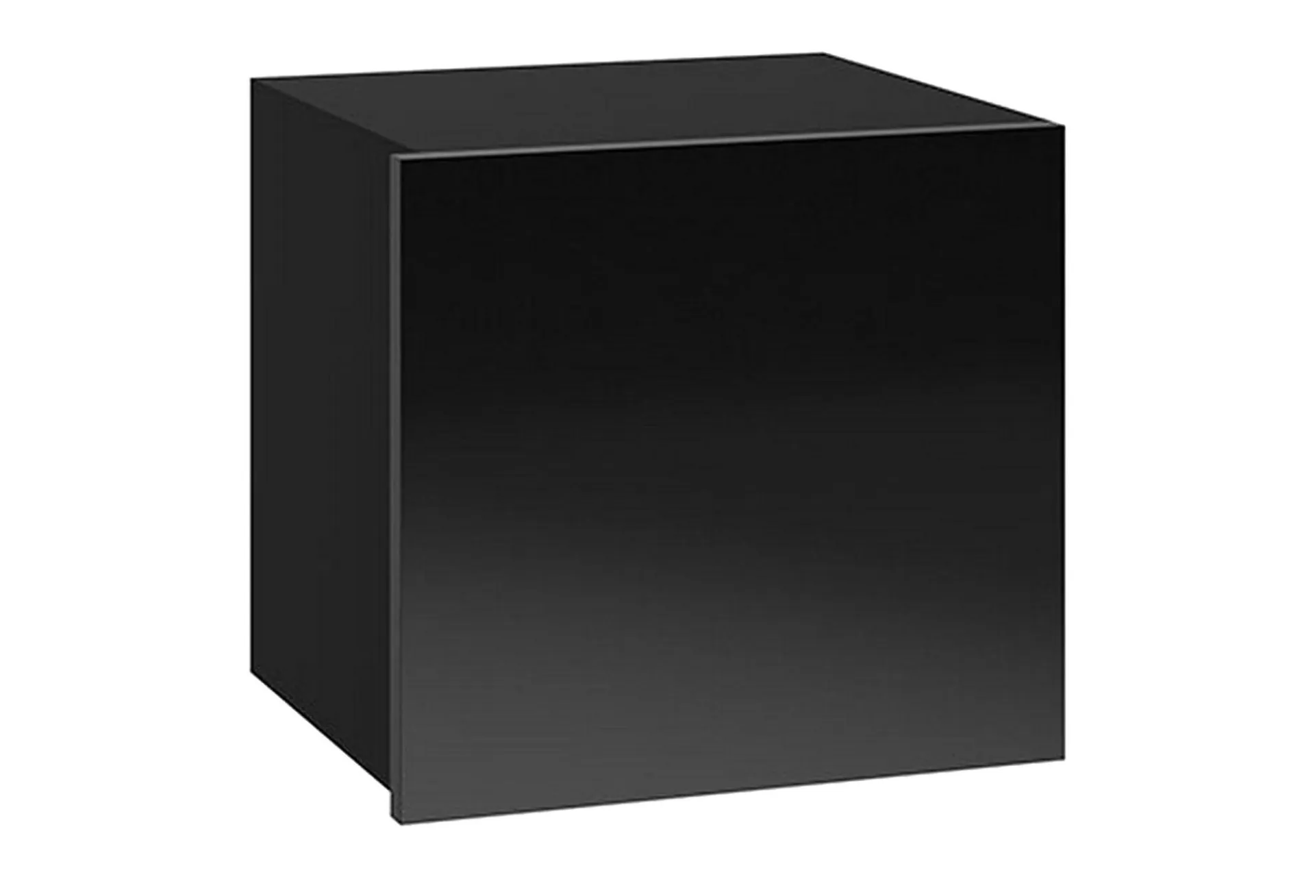 Concept 55 Oppbevaringsskap|Skap-Tessan Veggskap 34 cm Svart/svart høyglans
