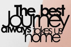 Skilt-The Best Lourney Always Veggdekor Svart