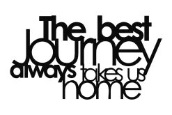 Skilt-The Best Lourney Always Veggdekor Svart