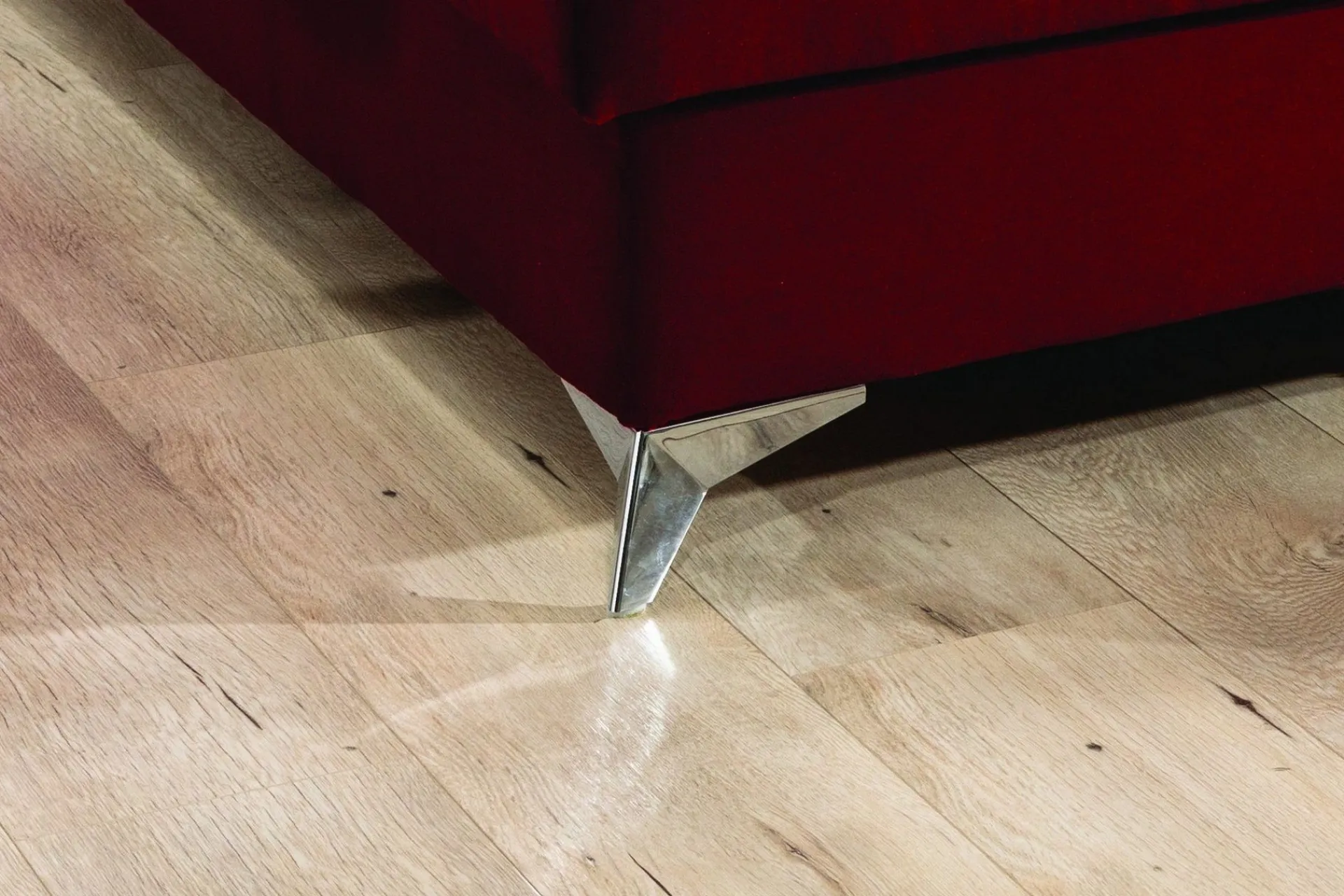 Velour Sofa & Fløyel Sofa-Theriago Hjørnesovesofa med Divan Venstre Rød