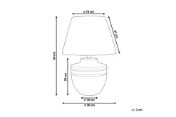 Thira Bordlampe 44 cm E27