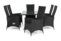 Comfort Garden Thor Spisegruppe 140+6 Jenny Regulerbare Stoler