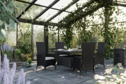 Comfort Garden Thor Spisegruppe 140+6 Jenny Regulerbare Stoler