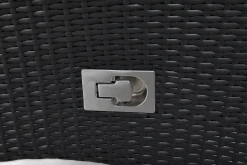 Comfort Garden Spisegrupper Hage-Thor Spisegruppe 140+4 Jenny Regulerbare Stoler Svart