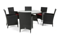 Comfort Garden Thor Spisegruppe Ø140+6 Thor Lyx Stoler