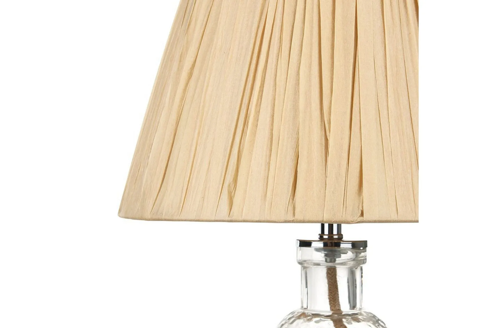 Bordlampe|Vinduslampe-Tila Bordlampe 54 cm E27 Transparent,Natur